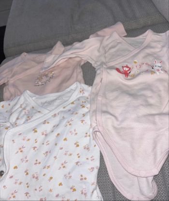 Lot bodies fille 