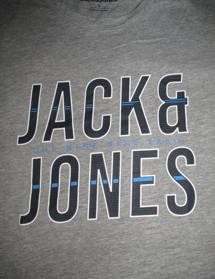 tshirt gris taille M Jack & Jones - photo numéro 3