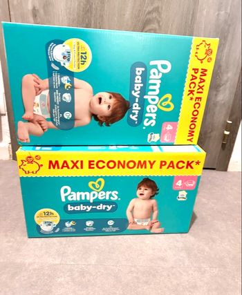 2 MAXI Pampers baby dry 4