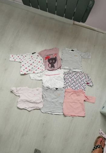 T-shirt manche longue 1 mois