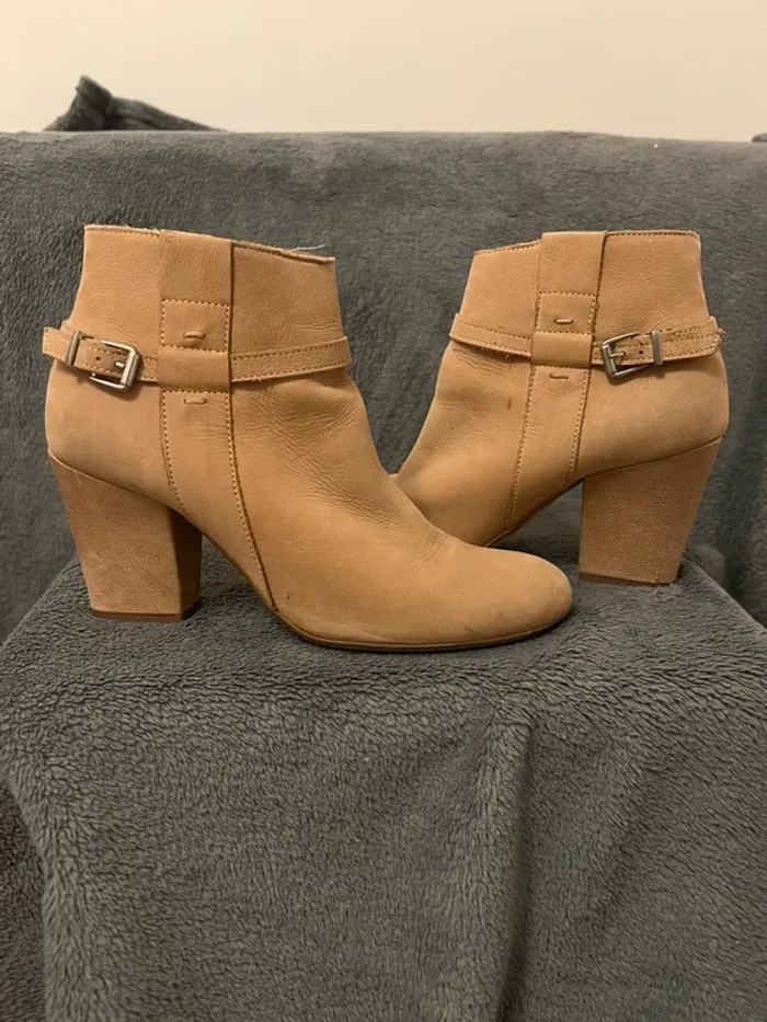 Bottines camel