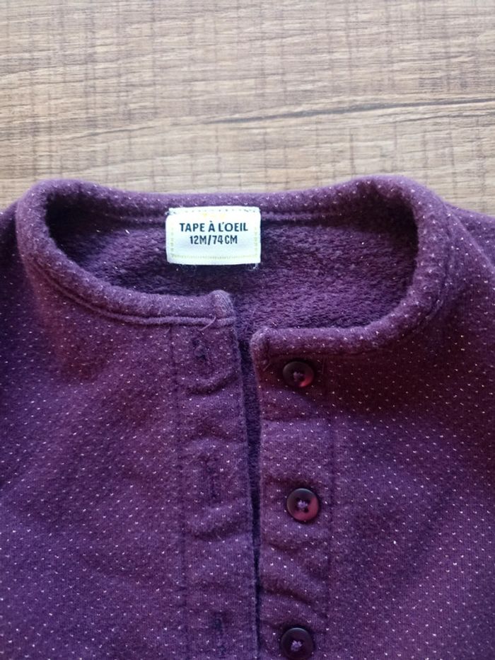 Ensemble fille combinaison 12 mois - photo numéro 3