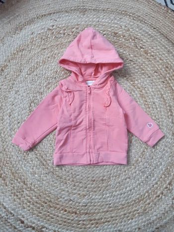 Gilet zippé à capuche Bel&Bo 62 cm