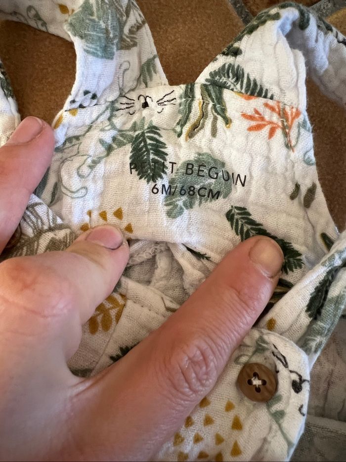 Lot 3 vêtements bébé 6mois - photo numéro 4