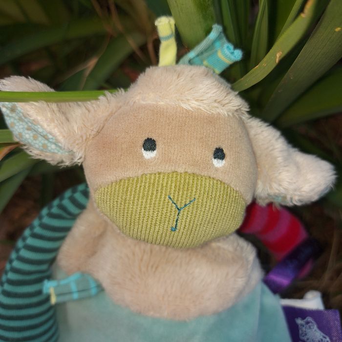 Doudou plat mouton collection Les jolis pas beaux - photo numéro 2