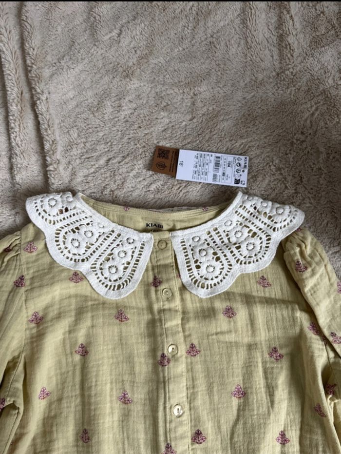 Robe gaz de coton neuf avec étiquettes 10 ans - photo numéro 4