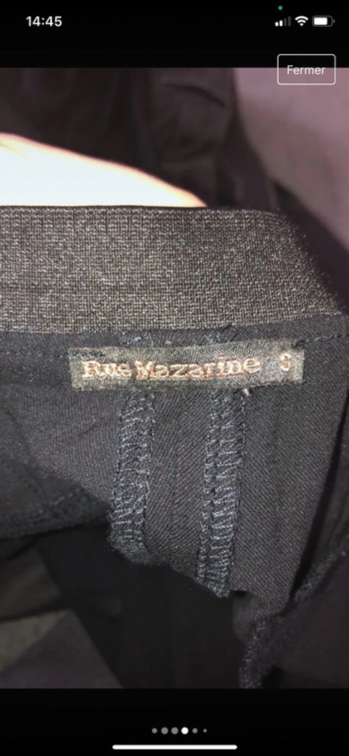 Pantalon droit noir - photo numéro 4