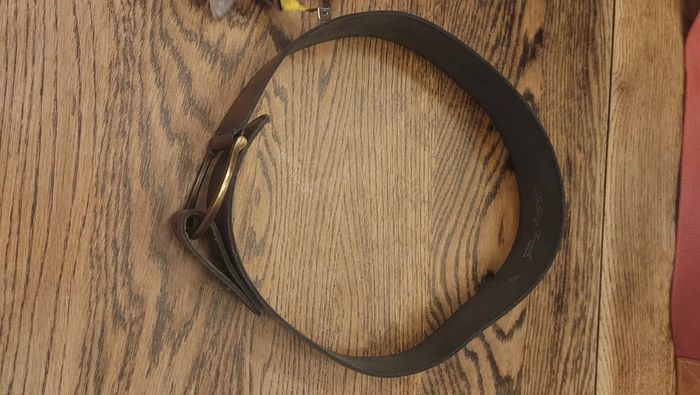 Ceinture Talking French cuir 90cm marron - photo numéro 15