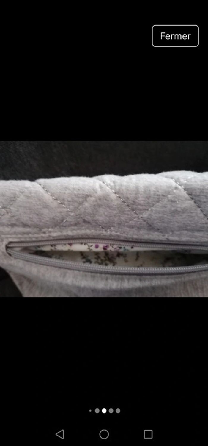 Sac à bandoulière gris LH - photo numéro 5