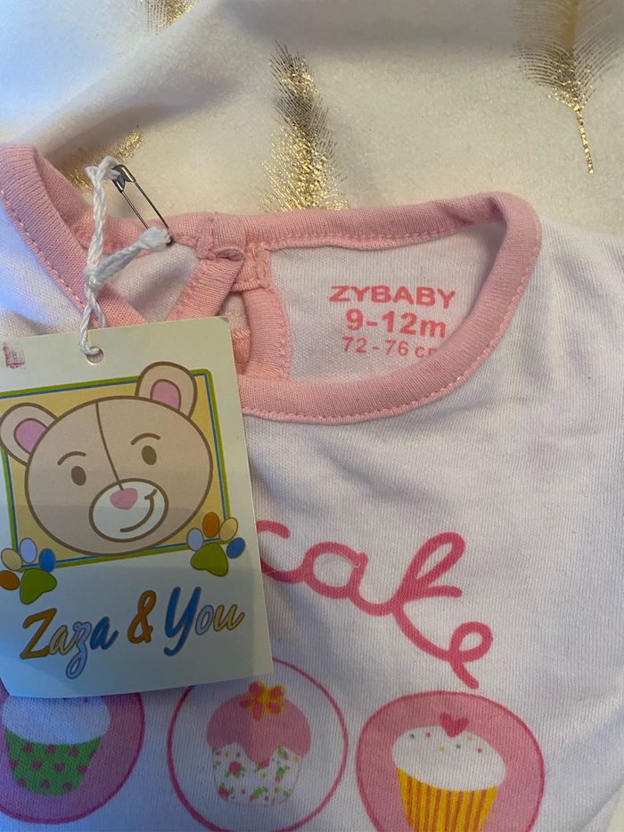 Ensemble fille 2 pièces neufs 👧🏼 9-12 mois - photo numéro 4