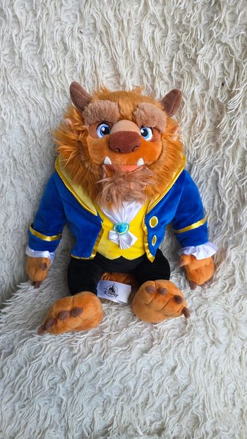 Peluche disney la bete - la belle et la bête - disneyland paris Disney store
