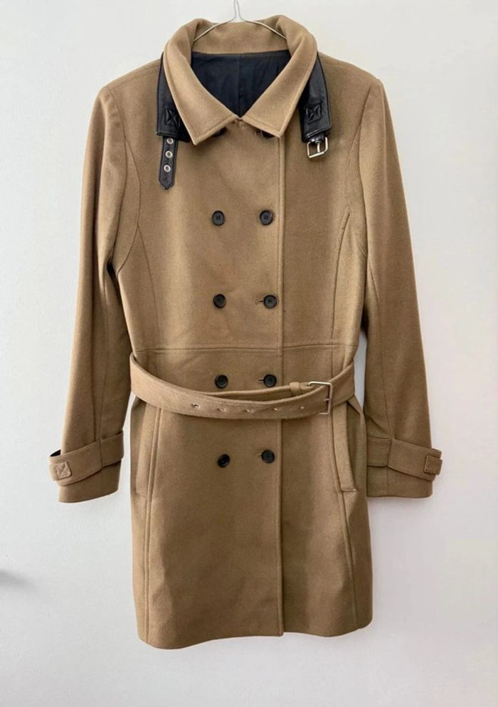 Manteau The Kooples long en laine et nylon taille 38 parfait état