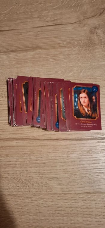 Lot 88 cartes Harry Potter Auchan