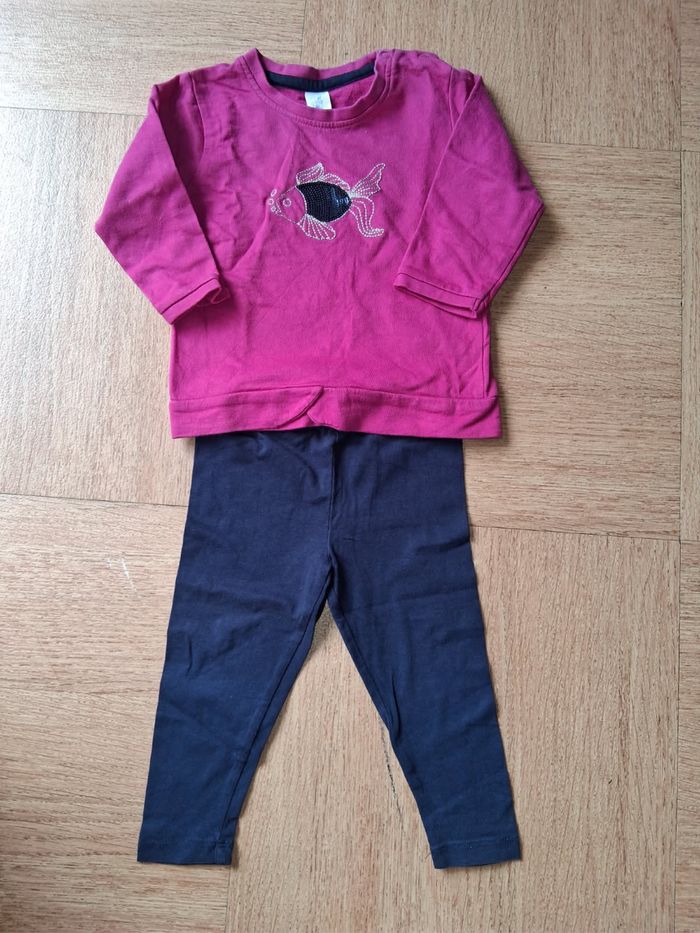 Ensemble pull + pantalon 12 mois