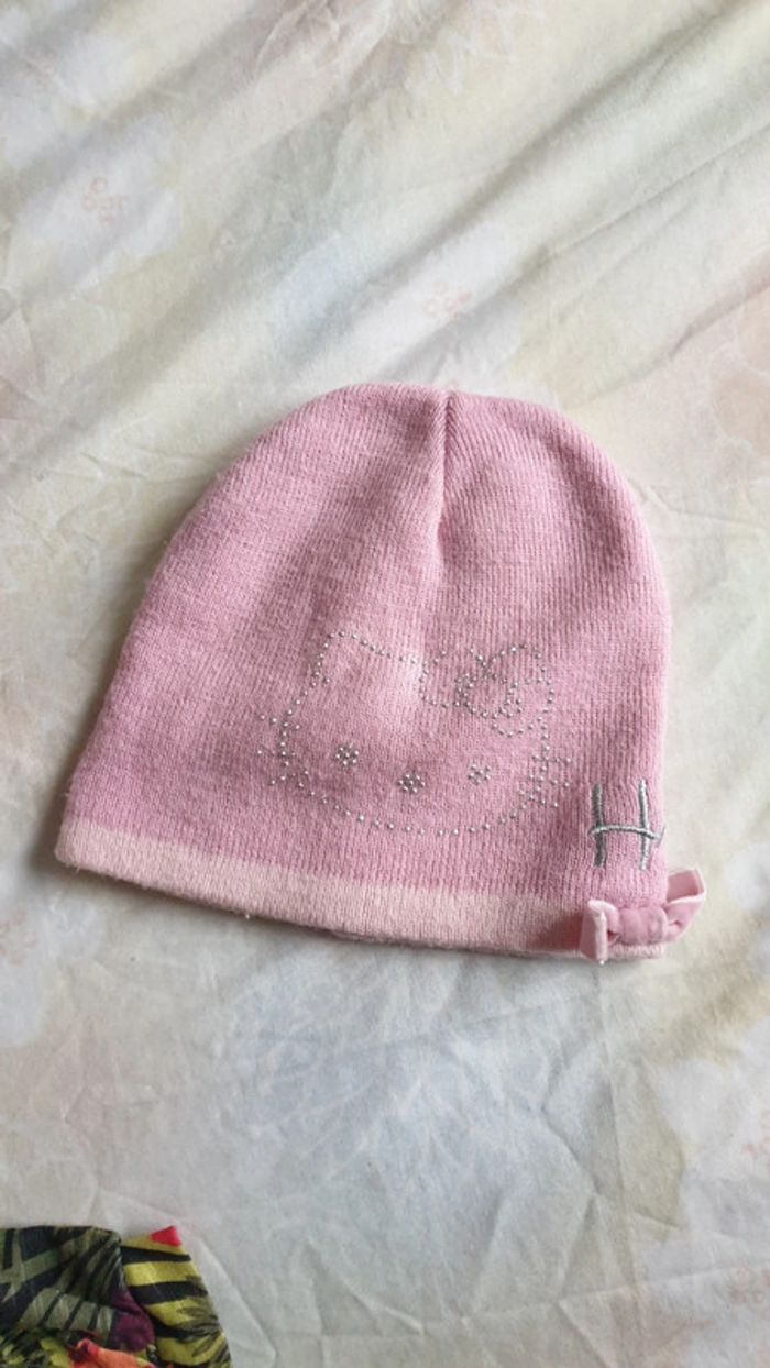 Bonnet hello kitty 3/5 ans