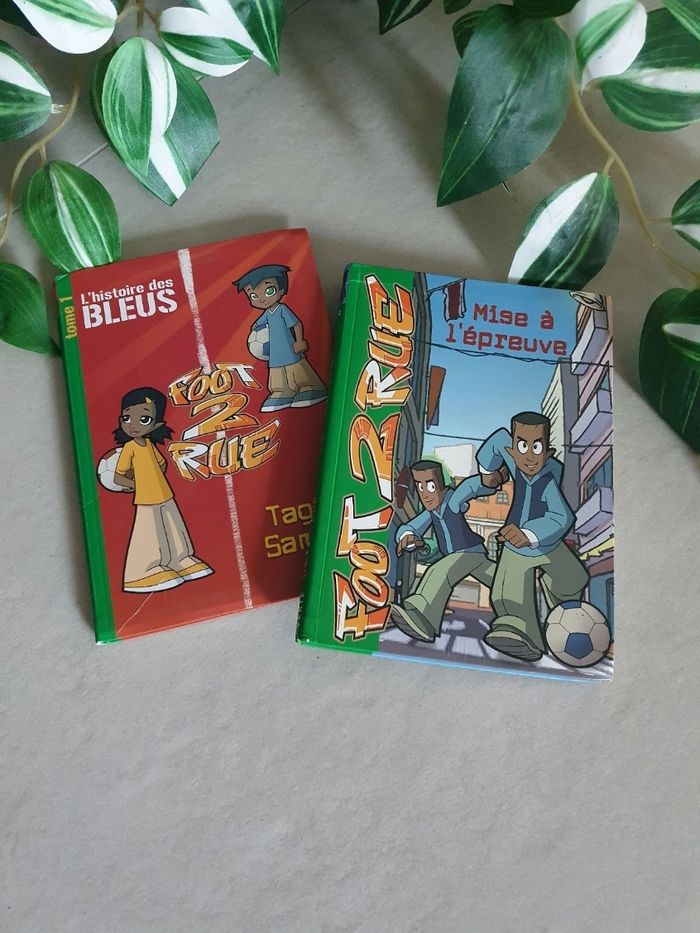 Lot de 2 livres foot de rue : tome 3 et l'histoire des bleus