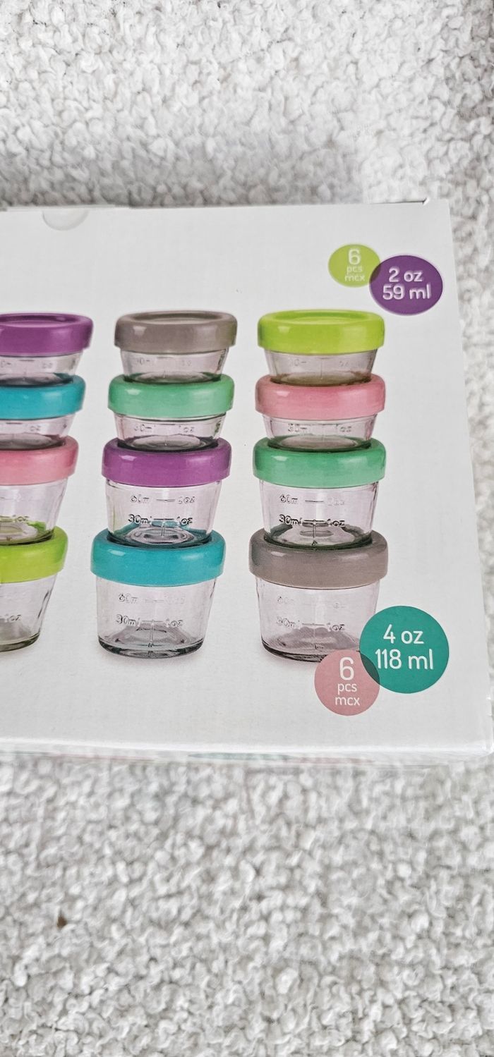 ​💎 Set de 12 Boîtes de Conservation en Verre - Melii (Neuf) - photo numéro 2