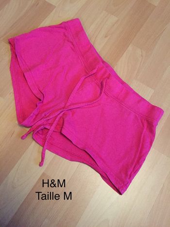 Mini short rose H&M Taille M