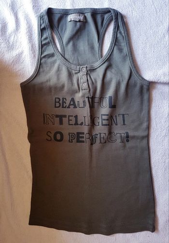 Débardeur in extenso taille S