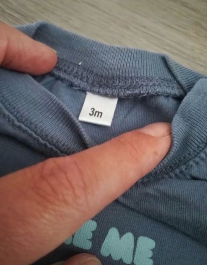 Lot de 3 t shirts mc 3 mois garçon - photo numéro 4