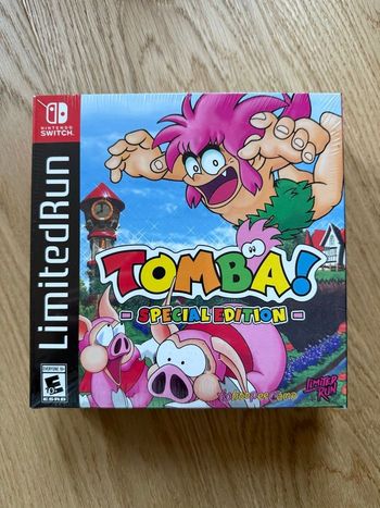 Tombi! Tomba! Special Edition Classic Jeu Nontendo Switch NEUF sous blister Limited Run Games #245