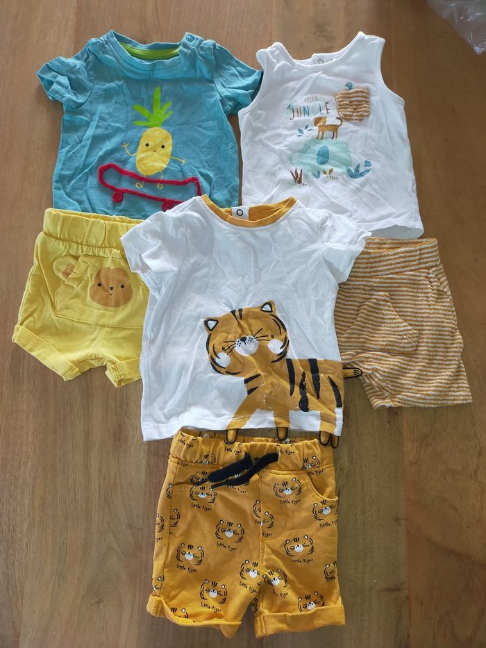 Lot de 3 ensembles jungle 3 mois