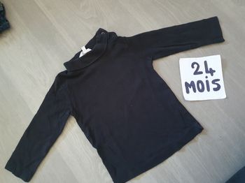 Maillot t-shirt Sous pull 24mois garçon