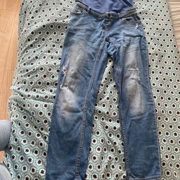 Pantalon jeans de grossesse - photo numéro 2