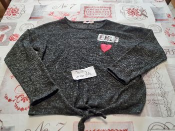 Pull fin 10 ans fille