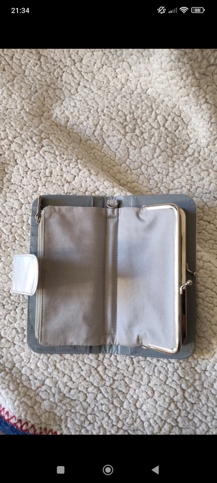 Pochette argentée Eram - photo numéro 5