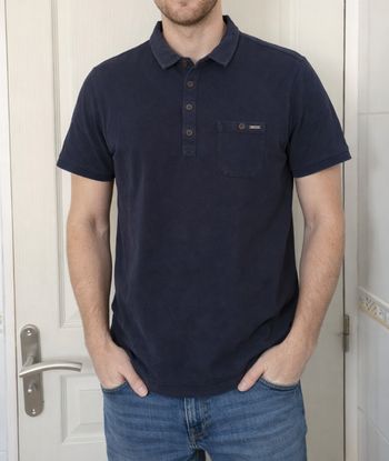 Polo bleu marine homme celio taille M/38