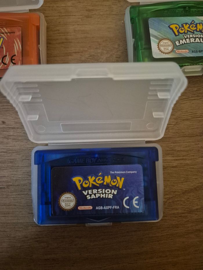 Lot de 5 jeux GBA Pokemon cartmods - photo numéro 3