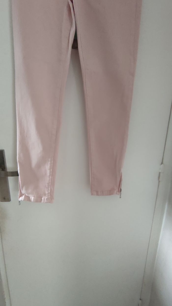 Pantalon femme marque breal taille 40  couleur rose - photo numéro 8