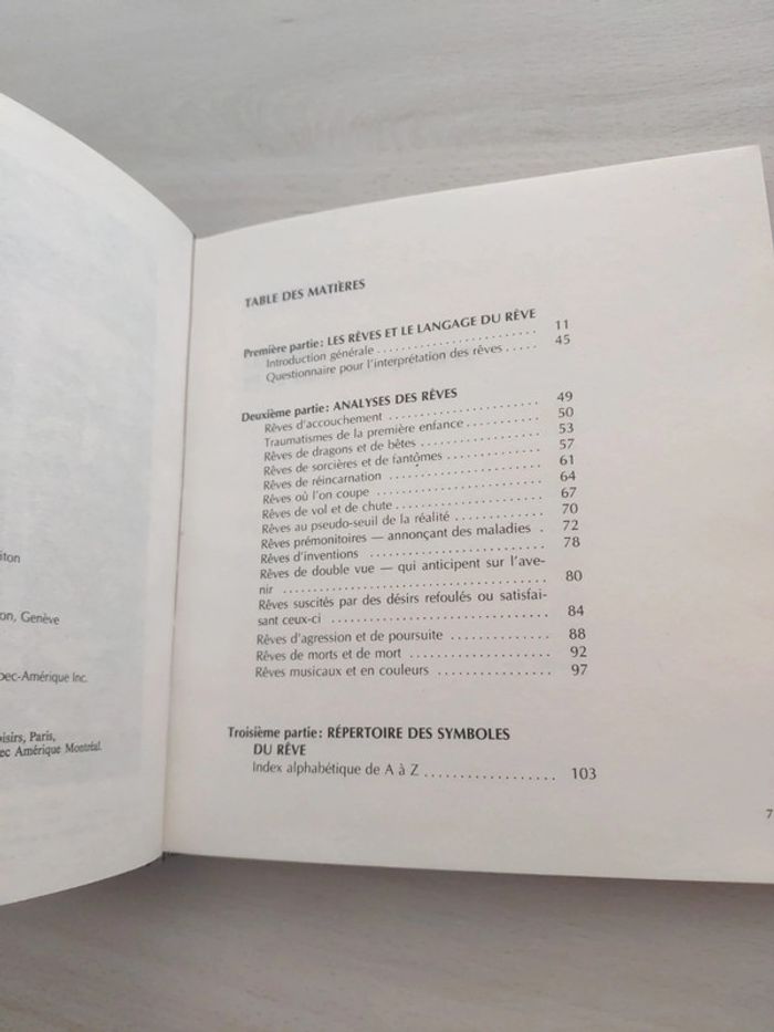 Livre dictionnaire des rêves de A à Z Hanns Kurth - photo numéro 9