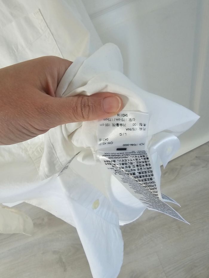 Chemise homme blanche levis original neuve avec etiquette 30€ - photo numéro 3