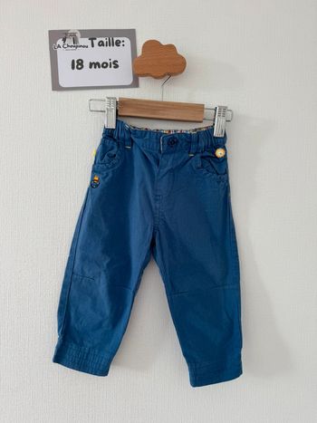 Pantalon bleu - taille 18 mois 🌼