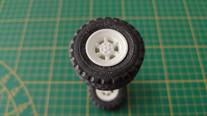 Roues et essieu référence 30 82 316 pièce détachée Playmobil #C05 - photo numéro 2