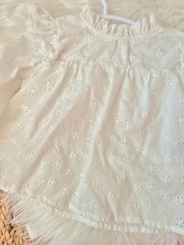 🤍 Jolie blouse blanche Shein 74 cm - photo numéro 2