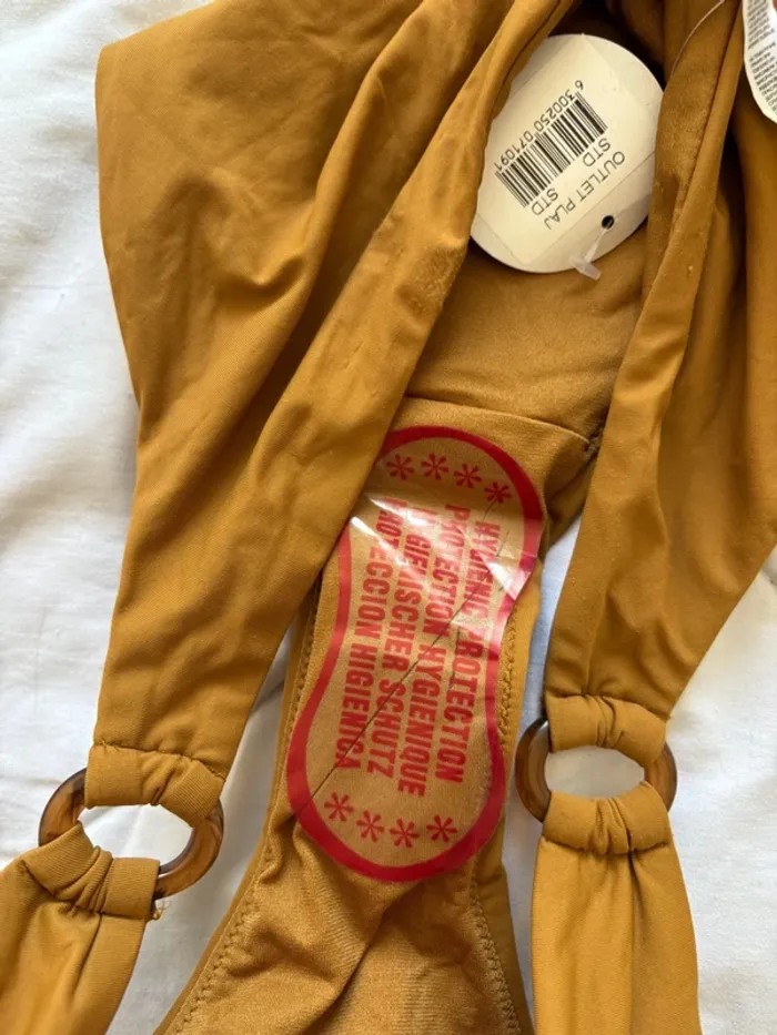 Lot 4 maillots haut bas ensemble bikini Penti ardene jaune rose marron taille M/38 neuf - photo numéro 9