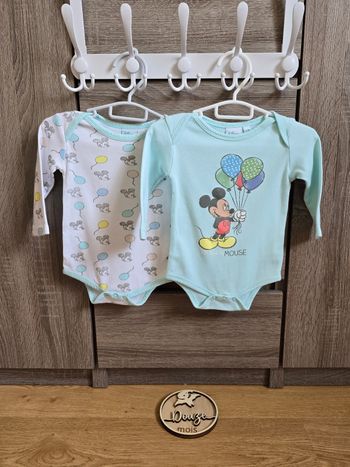 Vêtement Bébé - Bodies Mickey - Disney - 12 mois
