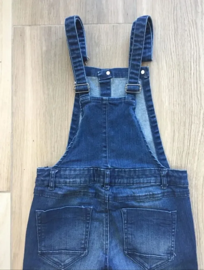 Belle Salopette en jean Cache Cache neuve 🌸 34 XS - photo numéro 4