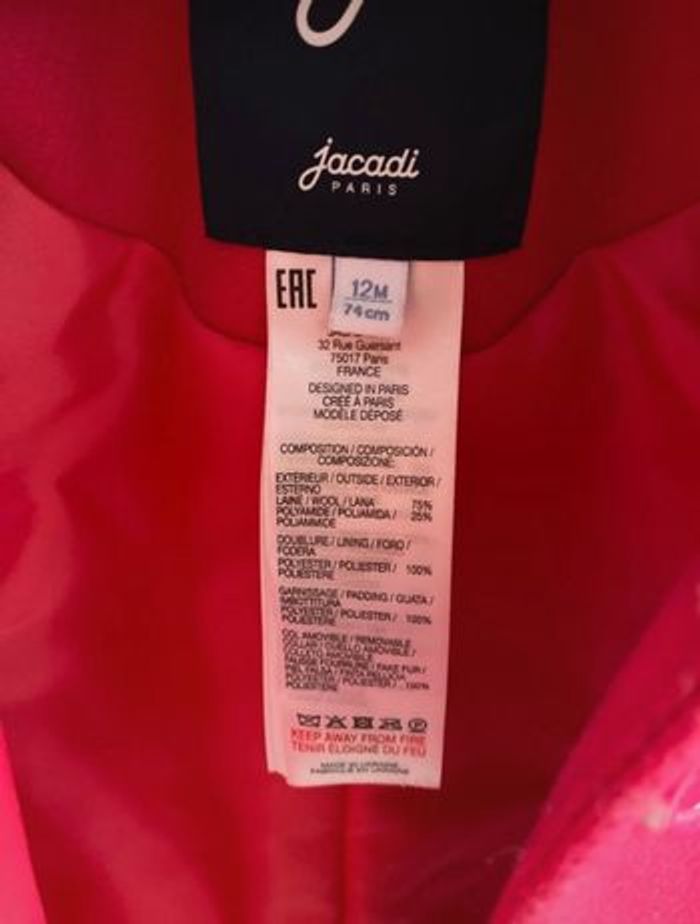 Manteau bébé fille - photo numéro 3