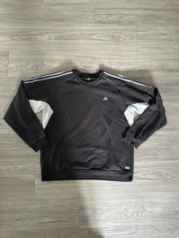 Sweatshirt noir et gris Adidas homme TXL