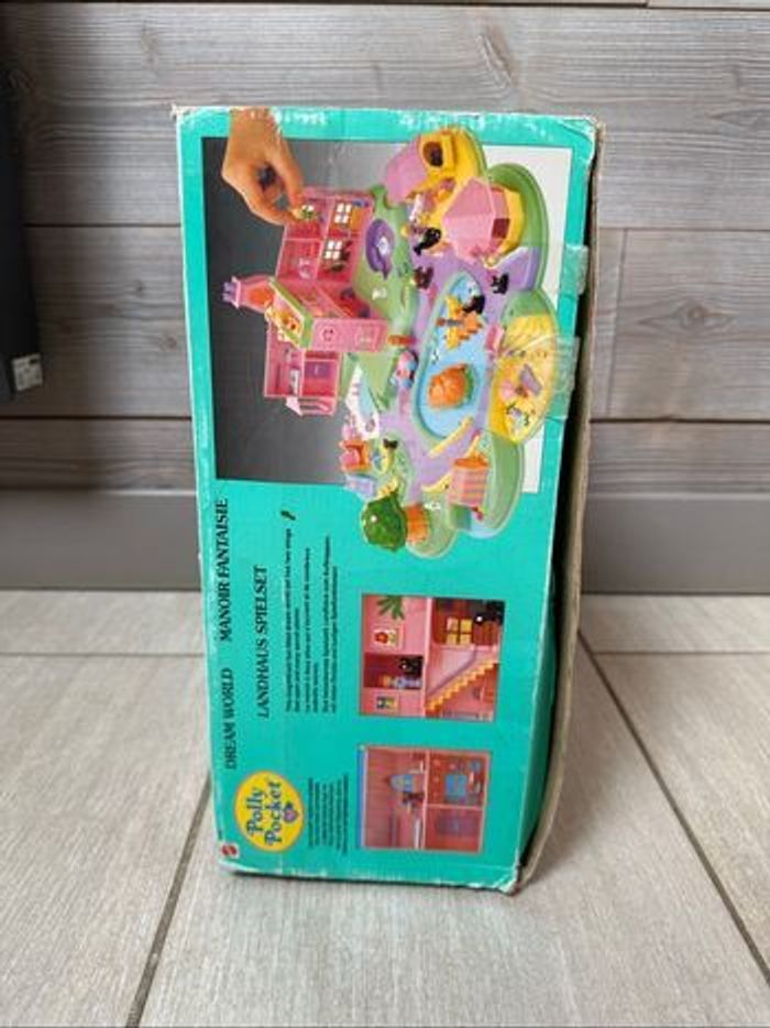 Polly Pocket Dream World 1991 Manoir Fantaisie avec boîte d’origine (sans figurines) - photo numéro 8