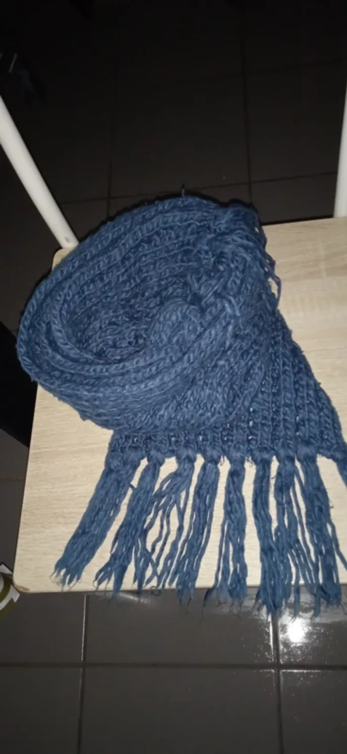 Echarpes longue en laine tricoté unisex - photo numéro 4