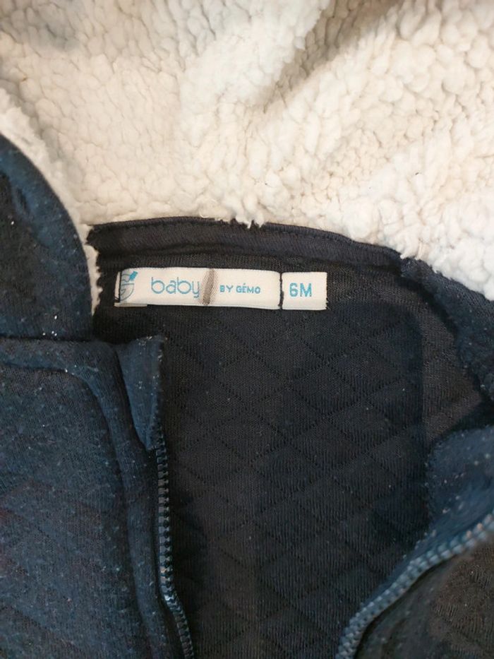 Veste bleue marine / Gémo / 6 mois - photo numéro 4
