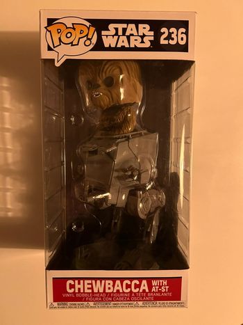 Funko Pop Star wars Chembacca with AT-ST 236
