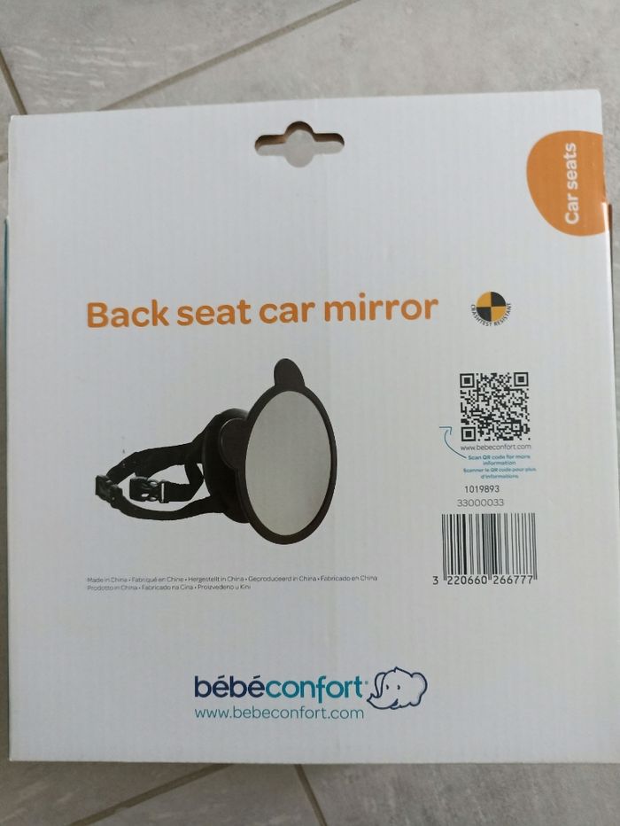 Miroir bébé pour voiture - photo numéro 3