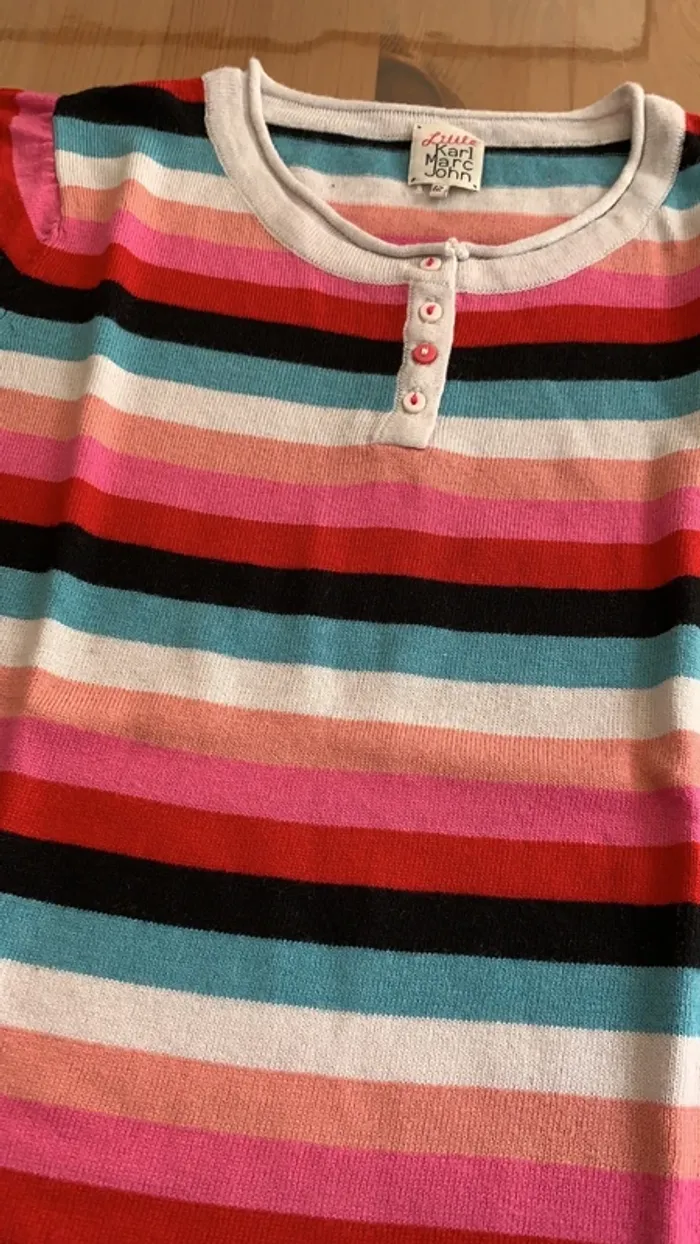 Pull manches courtes fille - photo numéro 2