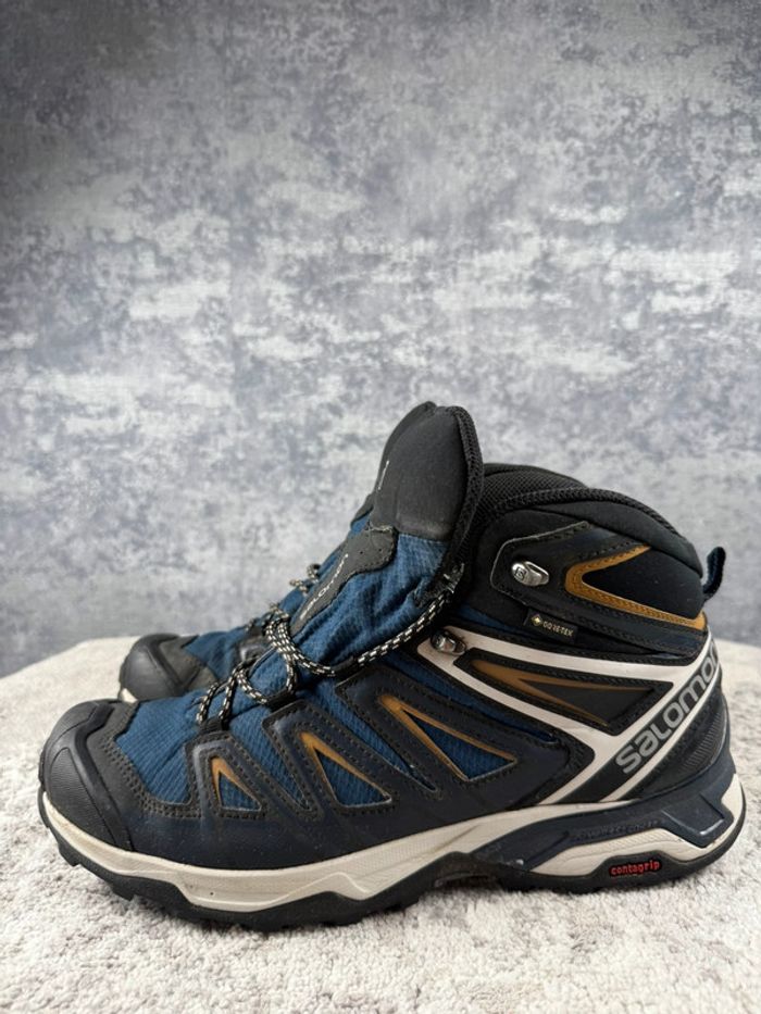 Salomon X Ultra 3 Boots Gore-Tex - Blue & Black & Brown - photo numéro 5